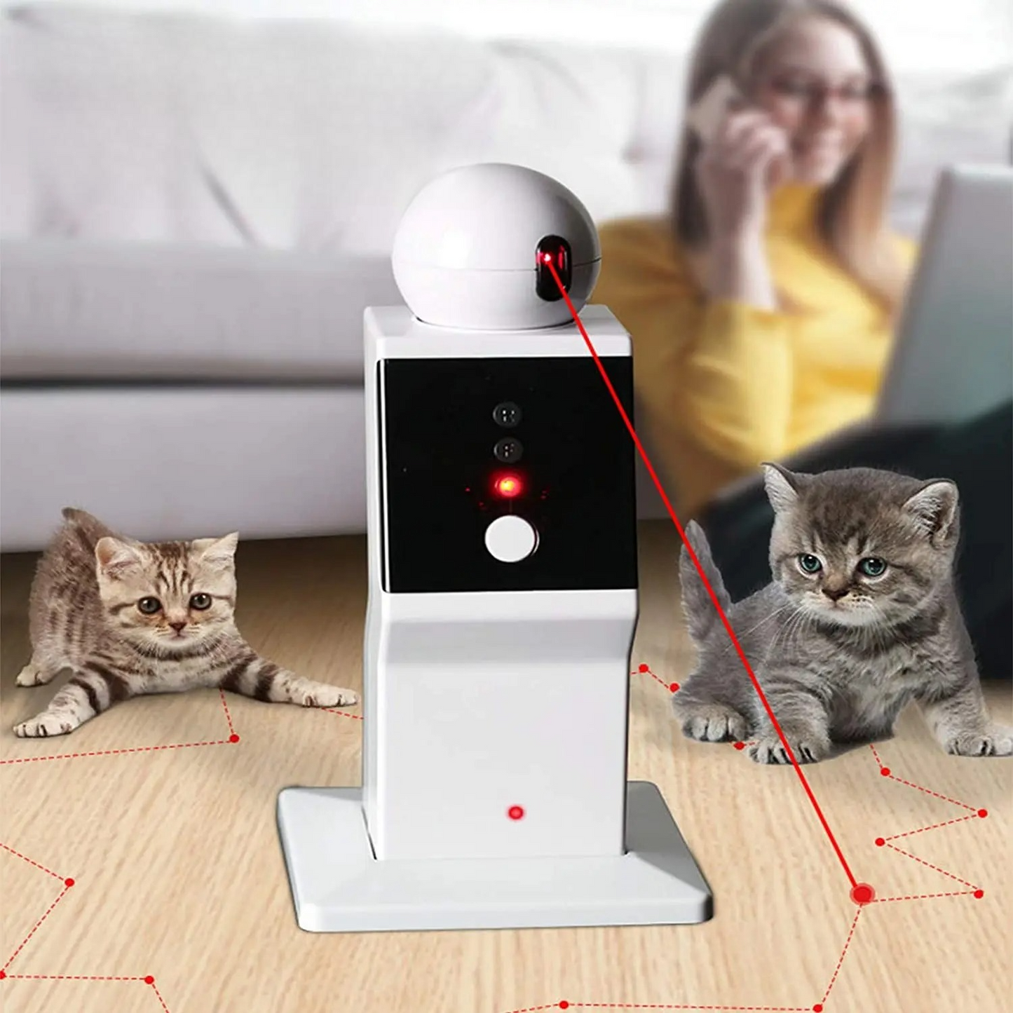 Interaktiver Laser